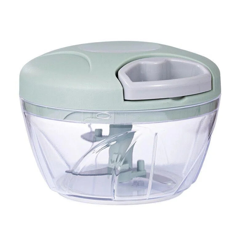 Manual Food Chopper — Hand Pull Cutter for Meat, Vegetables, Garlic & Herbs | UK Stock