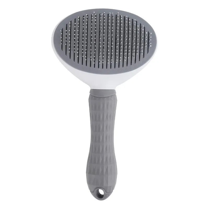 Self-Cleaning Pet Grooming Brush — Deshedding Tool for Dogs & Cats | UK Stock