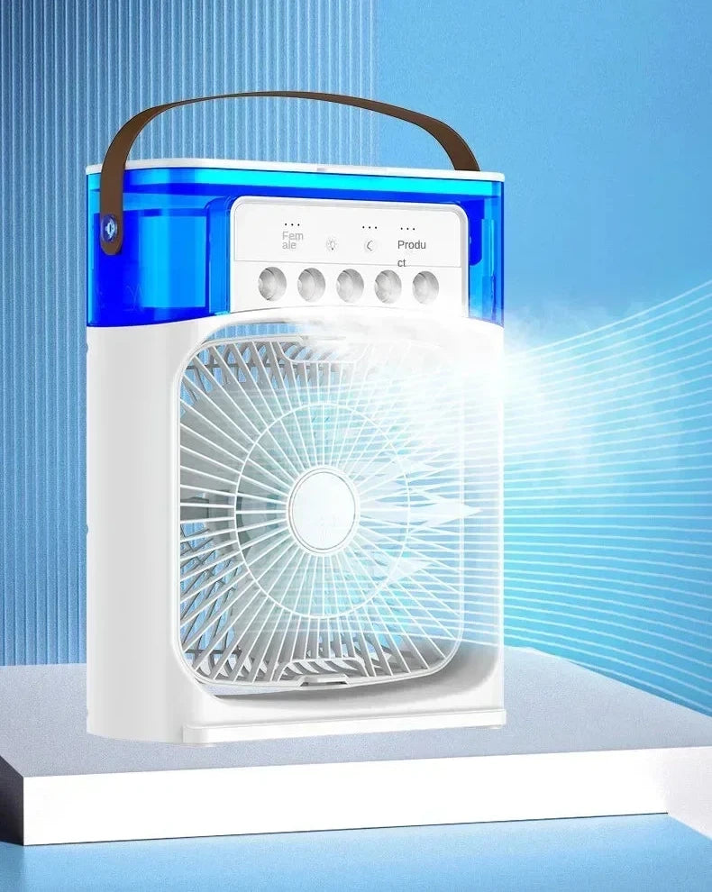 Super Cooling Desktop Air Cooler — 3-in-1 Portableree USB Fan | UK Stock