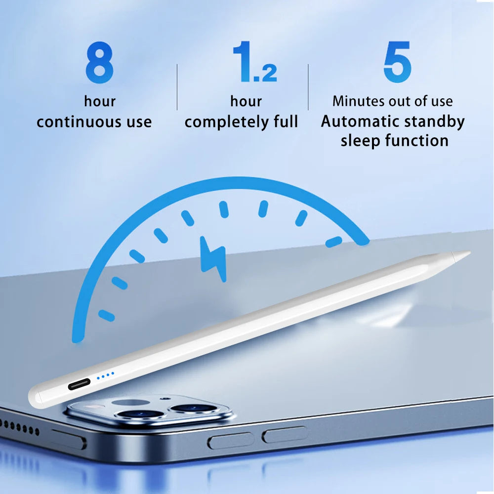 iPad Stylus Pen — Rechargeable, High Precision | UK Stock