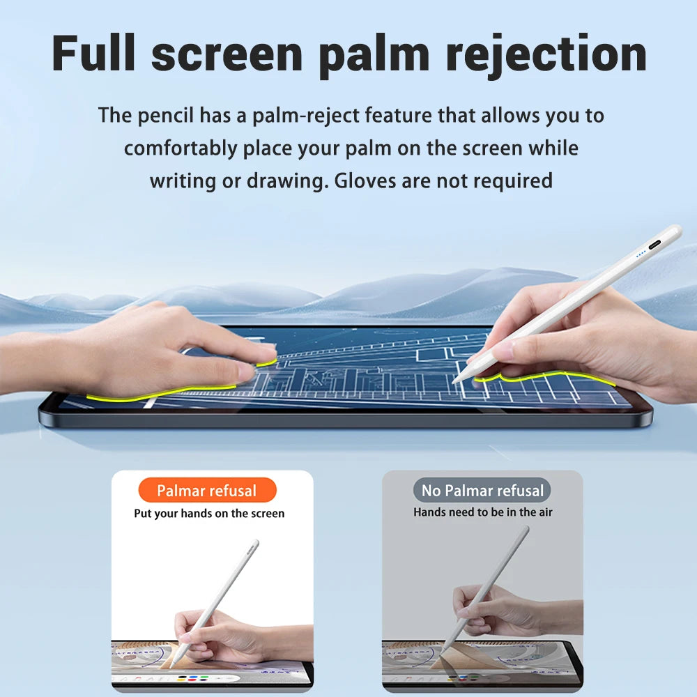 iPad Stylus Pen — Rechargeable, High Precision | UK Stock
