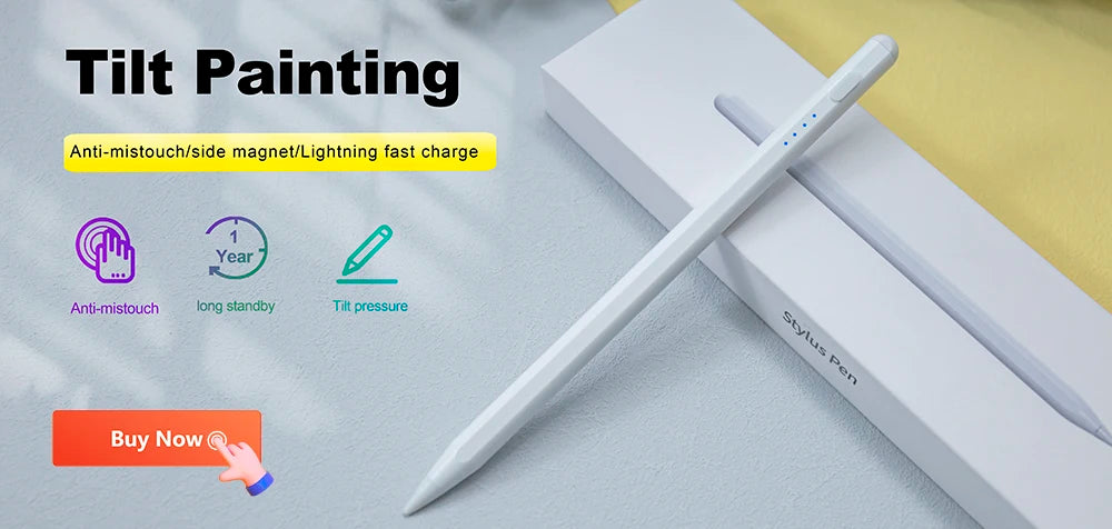iPad Stylus Pen — Rechargeable, High Precision | UK Stock