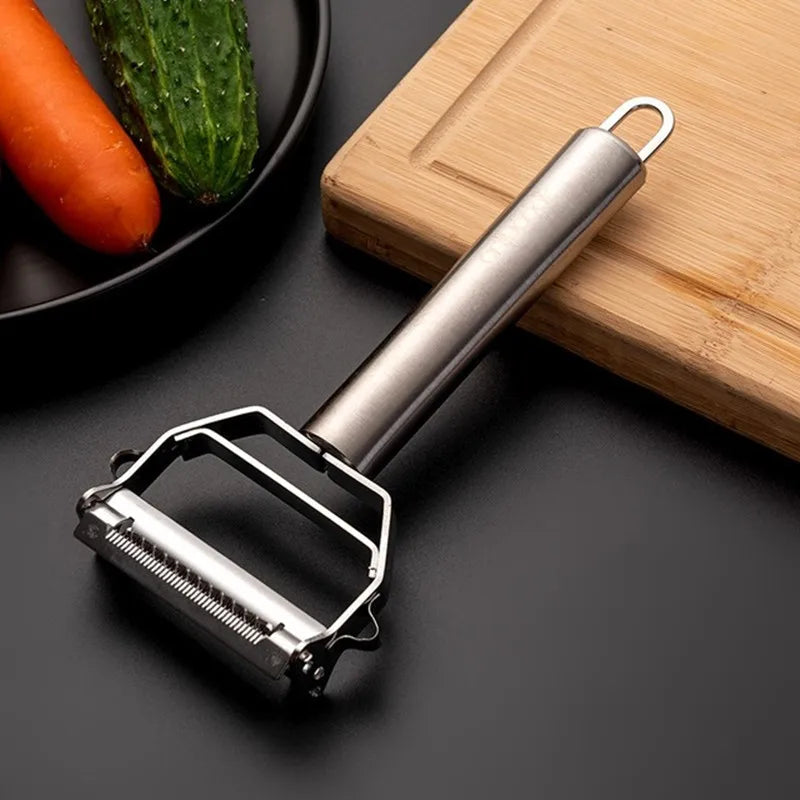 Stainless Steel Vegetable Peeler — 2-in-1 / 4-in-1 Multi-Function Tool | UK Stock