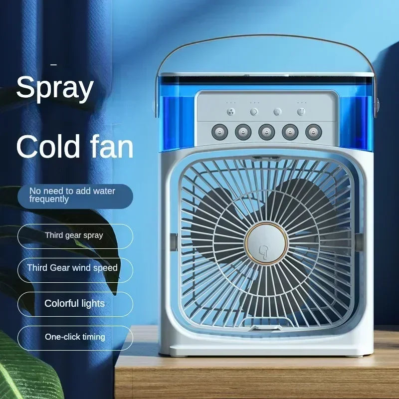 Super Cooling Desktop Air Cooler — 3-in-1 Portableree USB Fan | UK Stock