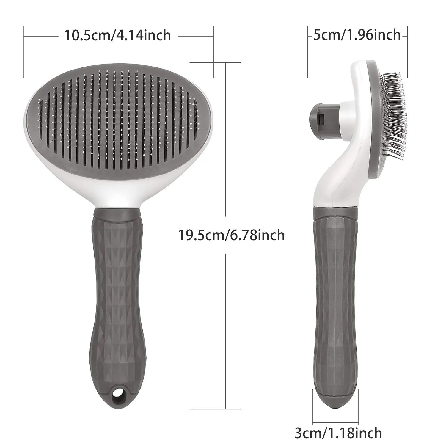 Self-Cleaning Pet Grooming Brush — Deshedding Tool for Dogs & Cats | UK Stock