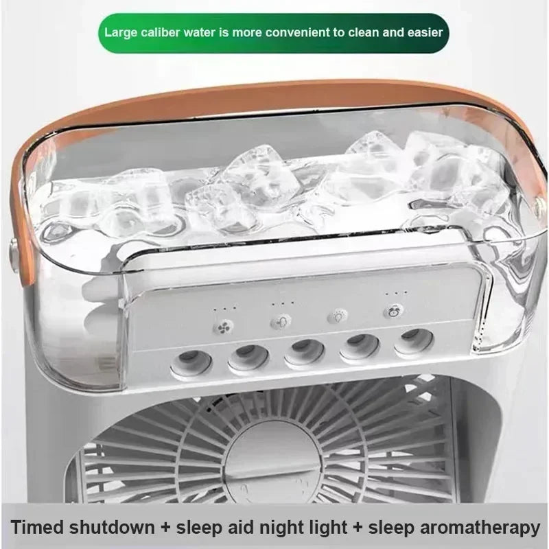 Super Cooling Desktop Air Cooler — 3-in-1 Portableree USB Fan | UK Stock