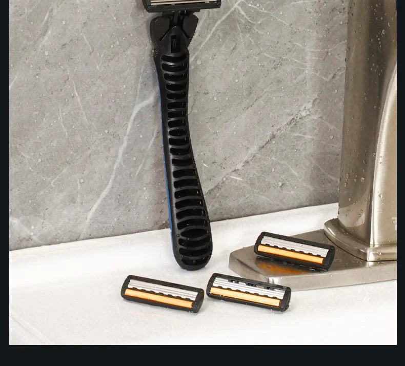 Men’s 3-Blade Razor — Premium Shaving System | UK Stock