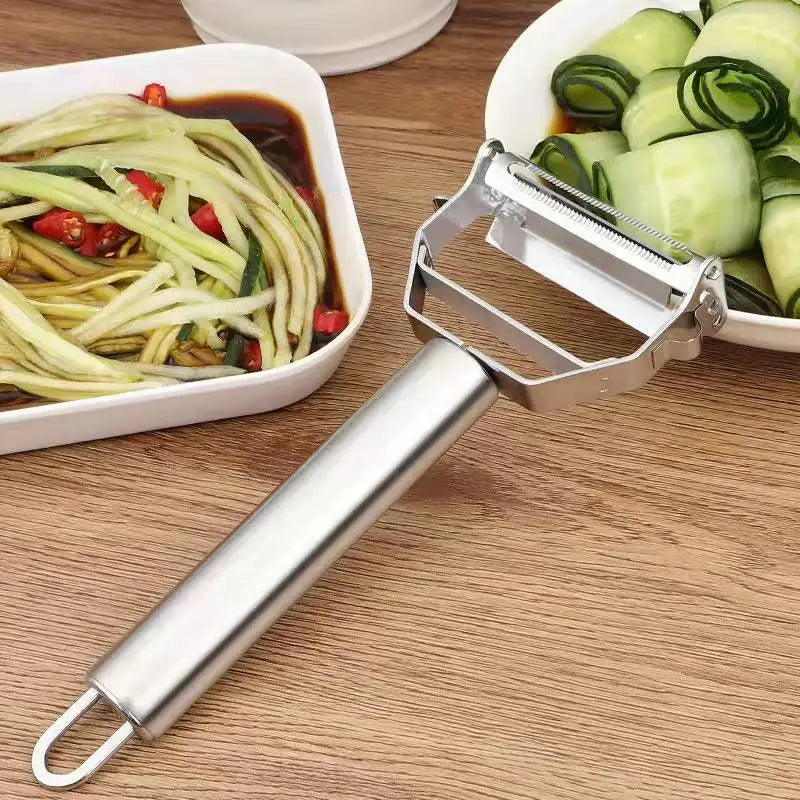 Stainless Steel Vegetable Peeler — 2-in-1 / 4-in-1 Multi-Function Tool | UK Stock