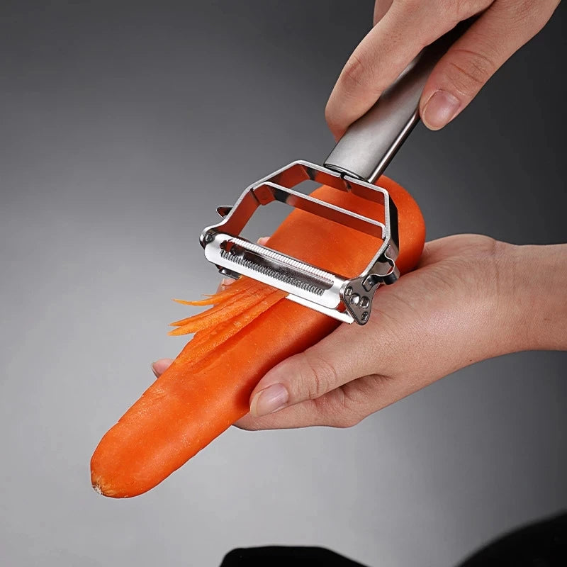 Stainless Steel Vegetable Peeler — 2-in-1 / 4-in-1 Multi-Function Tool | UK Stock