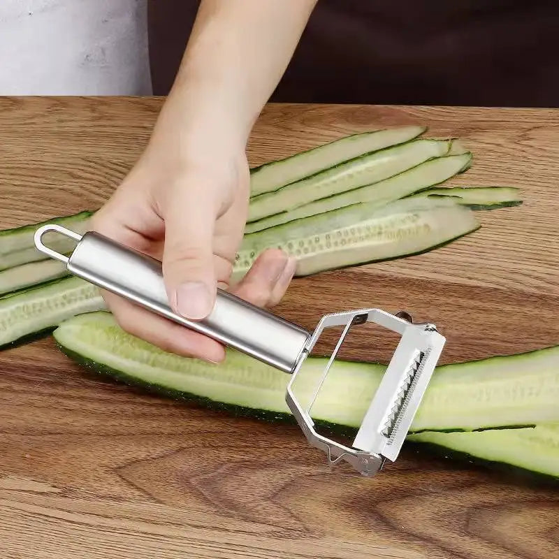 Stainless Steel Vegetable Peeler — 2-in-1 / 4-in-1 Multi-Function Tool | UK Stock