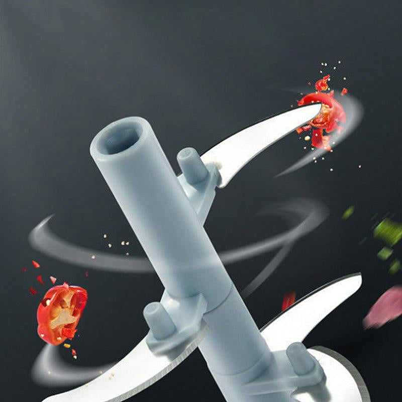 Manual Food Chopper — Hand Pull Cutter for Meat, Vegetables, Garlic & Herbs | UK Stock