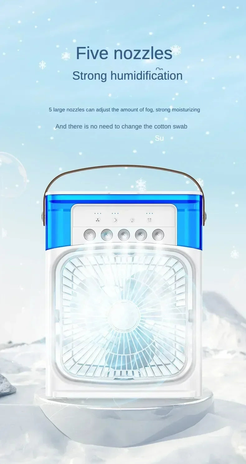Super Cooling Desktop Air Cooler — 3-in-1 Portableree USB Fan | UK Stock