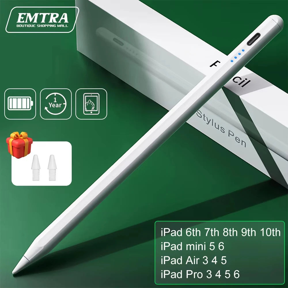 iPad Stylus Pen — Rechargeable, High Precision | UK Stock