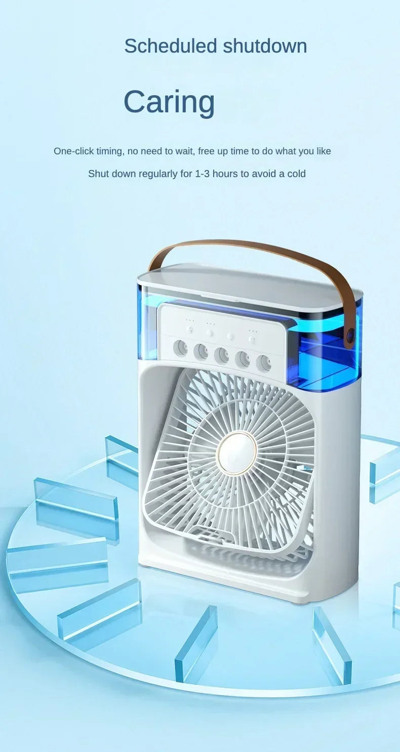 Super Cooling Desktop Air Cooler — 3-in-1 Portableree USB Fan | UK Stock