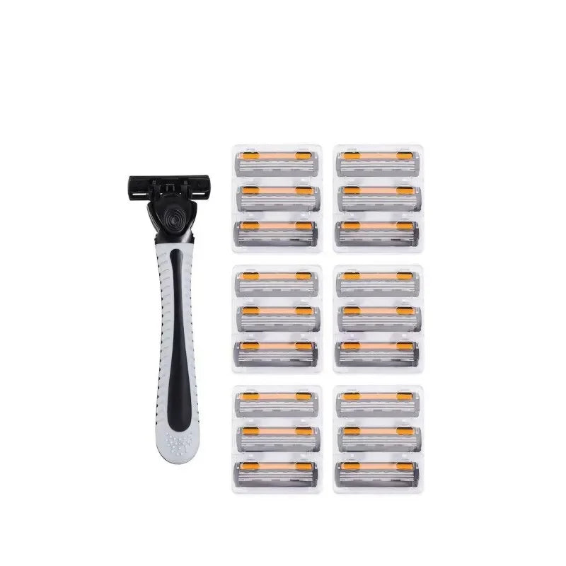 Men’s 3-Blade Razor — Premium Shaving System | UK Stock