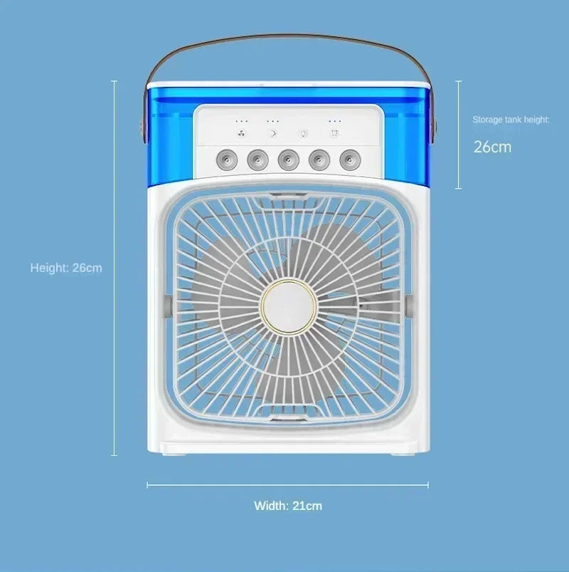 Super Cooling Desktop Air Cooler — 3-in-1 Portableree USB Fan | UK Stock