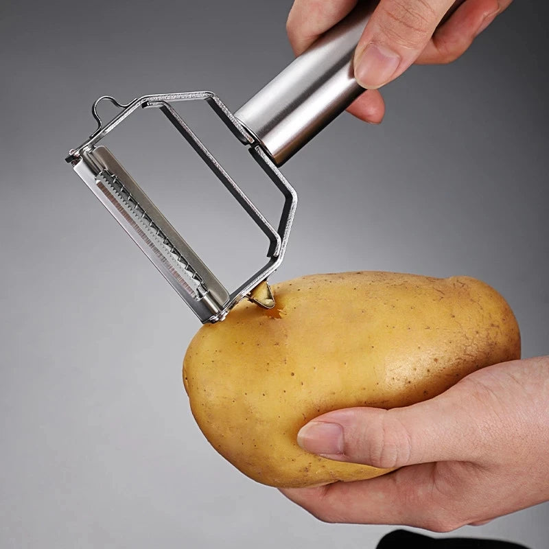 Stainless Steel Vegetable Peeler — 2-in-1 / 4-in-1 Multi-Function Tool | UK Stock