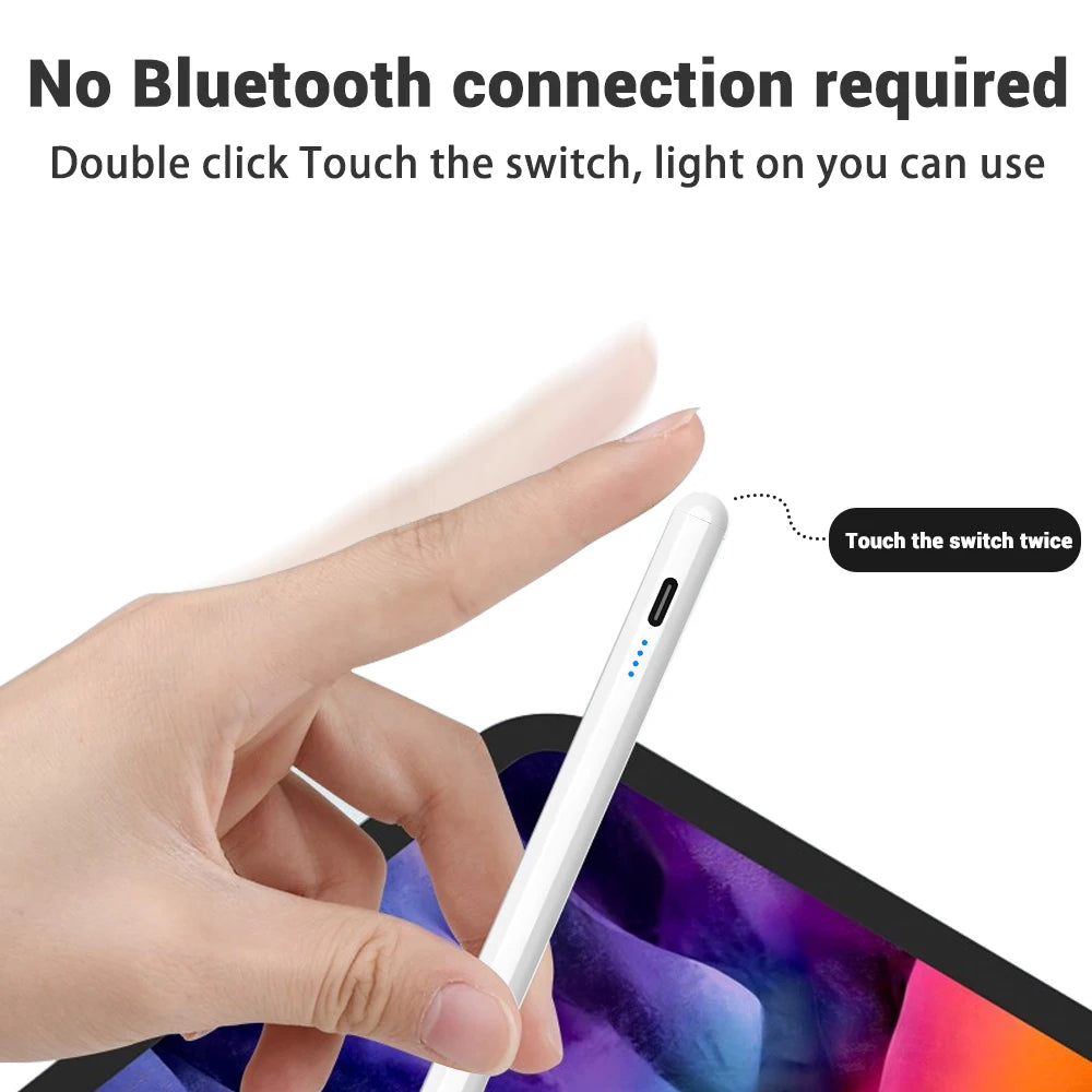 iPad Stylus Pen — Rechargeable, High Precision | UK Stock
