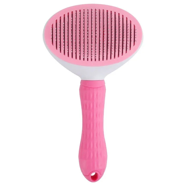 Self-Cleaning Pet Grooming Brush — Deshedding Tool for Dogs & Cats | UK Stock