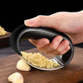 Stainless Steel Garlic Press & Crusher — Easy Squeeze | UK Stock