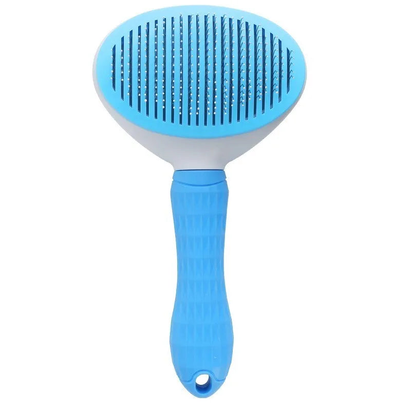 Self-Cleaning Pet Grooming Brush — Deshedding Tool for Dogs & Cats | UK Stock